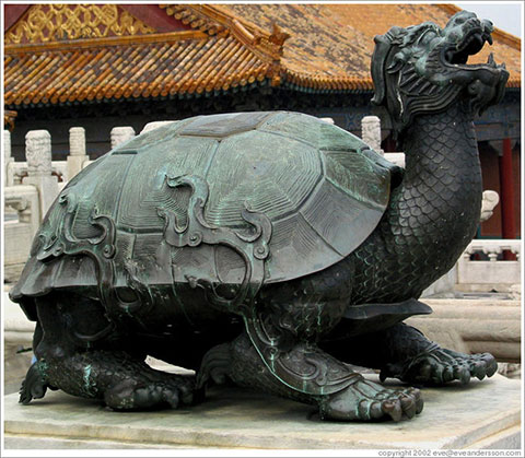 Beijing, forbidden city dragon-turtle